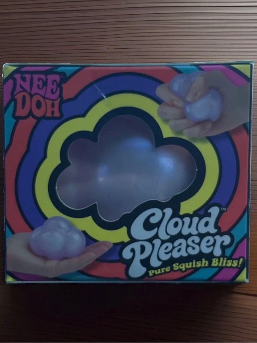 Schylling NeeDoh Cloud Pleaser - Purple - New - Sealed - Authentic - VERY RARE